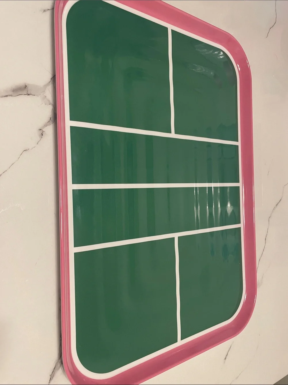 Green & Pink Decorative Serving Tray